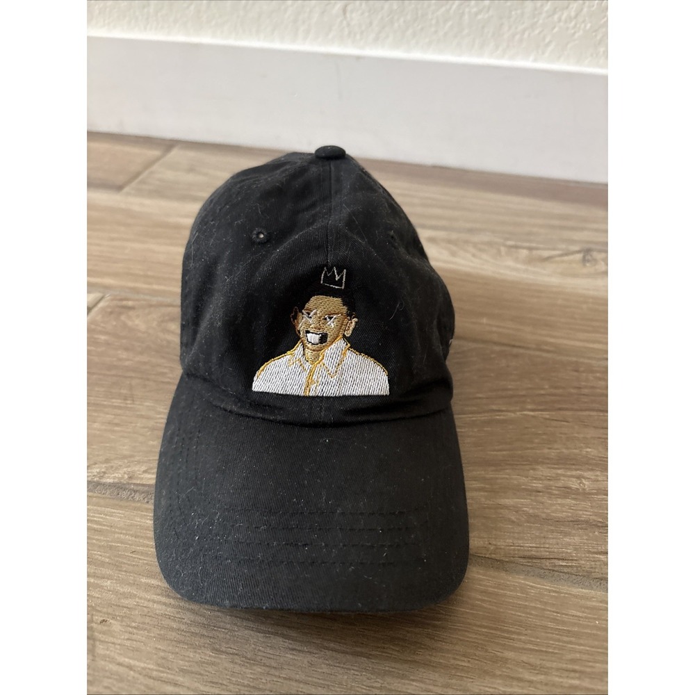 Man Crown White Shirt Basquiat? Black Baseball‎ Cap Hat